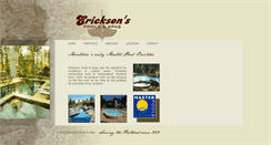 Desktop Screenshot of ericksonspools.com